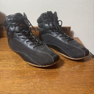 Ryderwear Black High Top Weightlifting Gym Training Shoes